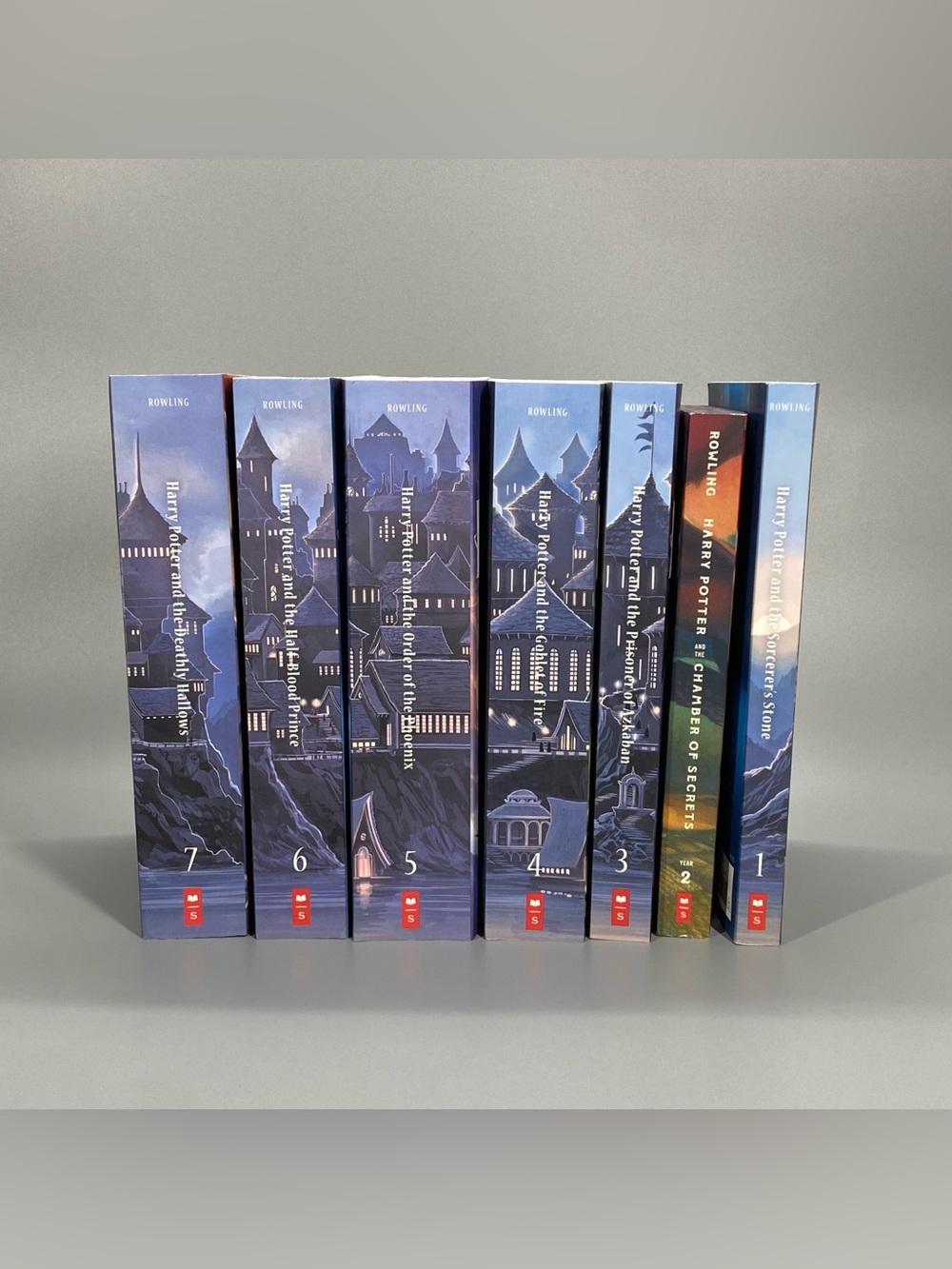 Harry Potter The Complete Series Scholastic Set 1-7 Paperback Book Edition Used - Picture 1 of 13